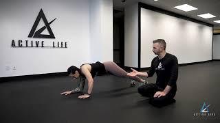 Push up to Elbow Plank