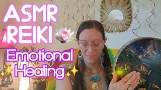 ASMR REIKI Emotional Healing Session ~ Ocean Drum Sound Therapy