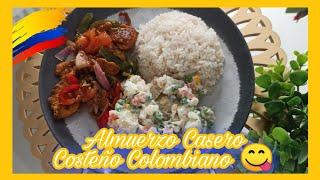 Delicioso Almuerzo Casero Costeño Colombiano / Cocina Con Nelu