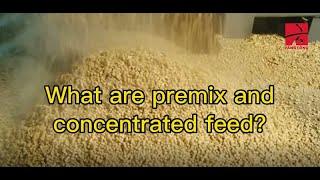 What are premix and concentrated feed?