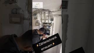 Zählerschrank im Altbau erneuern ️Da hatte der Kunde noch  gehabt  #elektroinstallation