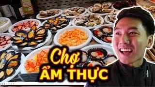 ĂN HẢI SẢN ở chợ Tây Ban Nha |Du lịch Châu Âu