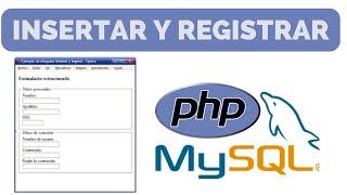 INSERTAR datos en MYSQL con PHP