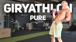 GIRYATHLON PURE: 10 Minute FULL BODY Kettlebell Workout For Time - (FOLLOW ALONG)