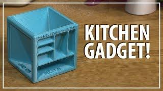 3D Printing a Measuring Cube Kitchen Gadget + Thoughts on FDA Approved Filament and 3D Printing