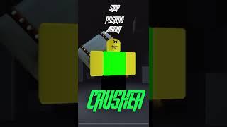 STOP POSTING ABOUT ️ #stoppostingaboutballer #baller #piercer #slicer #crusher #roblox