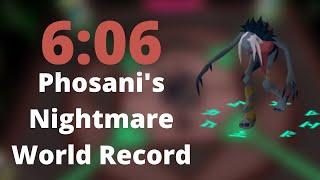 6:06.0 WORLD RECORD Phosani's Nightmare Speedrun OSRS