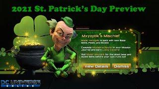 DCUO: St. Patrick's Day Seasonal 2021 Preview! New Styles & Base Items