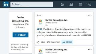 Sharing your LinkedIn Company Page Content & Follow Button (Update)