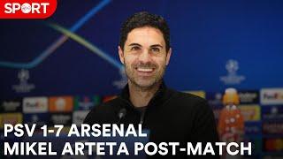 Press Conference | Mikel Arteta after Arsenal hit 7 in Europe