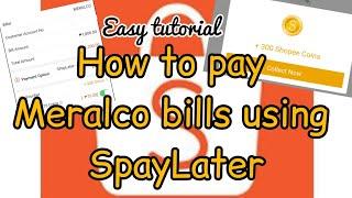 How to Pay Meralco bills using SpayLater and Get Cashback/Discount|Easy Tutorial