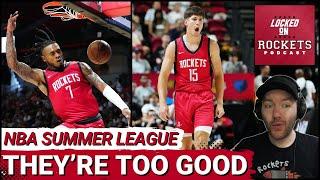 Cam Whitmore & Reed Sheppard Show Out As Houston Rockets Crush Alex Sarr & Washington Wizards