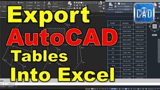 How to export coordinates from autocad to excel ? |Cadreader