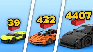 LEGO SUPERCARS Cars in Different Scales | Comparison