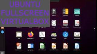 How to make ubuntu fullscreen
