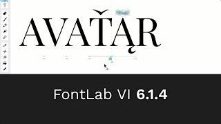 Open and export .glyphs files and other highlights from FontLab VI 6.1.4