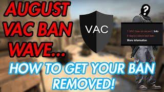 REMOVE YOUR FALSE VAC BAN - The story of the August 2020 VAC wave!