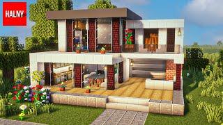 Minecraft realistic modern house tutorial