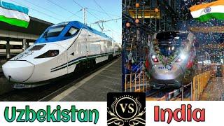 INDIAN RAILWAYS Vs UZBEKISTAN RAILWAYS Comparison in 2023 || India Vs Uzbekistan