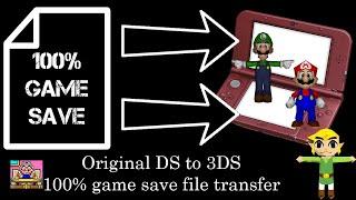 How to Transfer Original Nintendo DS FULL Game saves from your computer to your 3DS 2DS XL