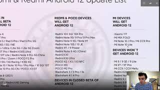 СВЕЖИЙ СПИСОК ТЕЛЕФОНОВ XIAOMI КОТОРЫЕ ПОЛУЧАТ ANDROID 12!