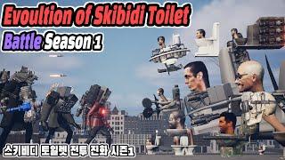 Evolution of Skibidi Toilet Battle - Season 01 (Episode 01-65)