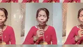 Khmer song Bach Pkar Mrakprov by - Shena Say