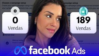 Fiz 189 VENDAS com uma CAMPANHA ADVANTAGE+ no Facebook Ads