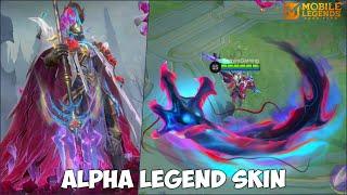 ALPHA LEGEND SKIN "REVENANT OF ROSES" SKILL EFFECT - MOBILE LEGENDS