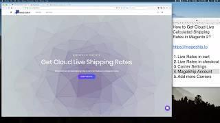 How to get Live Calculated Shipping Rates for Magento 2 ?