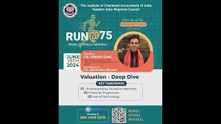 Day24 of RUN@75  Valuation   Deep Dive by CA  Vikash Goel