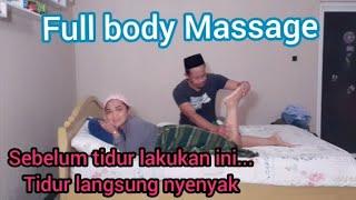 Full body Massage, Rutinitas sebelum tidur