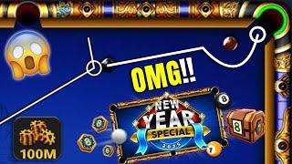 8 Ball Pool - New Year Special 100M Table 2025 - increase coins like fire - Gaming With K