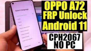 Oppo A52 / A72 Frp Bypass Google Account Android 11 بدون كمبيوتر |  Oppo Mobile Frp Bypass 2022