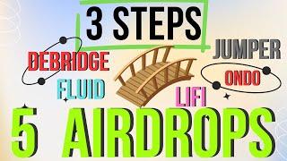 3 Steps To get Airdrop of LIFI ODOS DEBRIDGE JUMPER