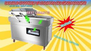 Double chamber vacuum packaging machine,  durable , industrial , good quality , best price,