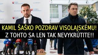 Kamil Šaško pozdrav Visolajskému! Z tohto sa len tak nevykrútite