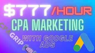 EASY CPA EARNINGS GUARANTEED With Paid Traffic. How To Set up A Google Ad For CPA Offers