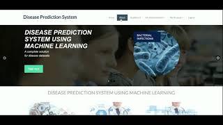 Disease Prediction System using Machine Learning Projects