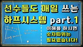 [3화] 하프시스템 이해만 하시면 숫자 모르셔도 누구나 사용 가능합니다.기본기부터 체크하셔야 슬럼프도 극복됩니다