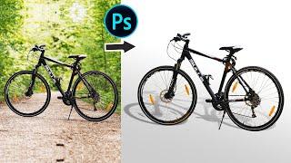 Bicycle Clipping Path and Add Shadows in Photoshop