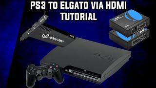 HOW TO CONNECT YOUR PS3 TO A CAPTURE CARD VIA HDMI. (Using an HDMI Splitter)