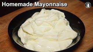 Homemade Mayonnaise Recipe - A Perfect Mayonnaise Recipe - Kitchen With Amna