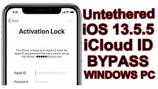 [Windows Pc] iOS13.5.5 Untethered iCloud ID Bypass Apple Device One Click Tool Free.