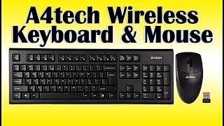 Wireless Desktop 3000n A4tech keyboard and Mouse Review and Price ⌨️ ️