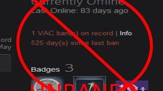 How To Remove A Vac Ban From Your Steam Account