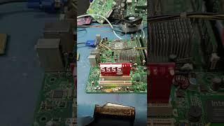 how to Diagnostic no display pc motherboard debugging card data stuck issue 0000,5555 problem repair