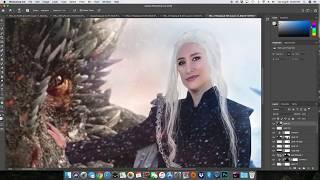 Daenerys Targaryen Photoshop Composite || Game of Thrones Cosplay