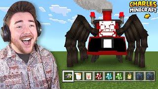 PLAYING THE CHOO CHOO CHARLES MINECRAFT MOD… (so amazing)