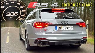 2025 Audi RS4 Edition 25 | 306KM/H ACCELERATION SOUND & AUTOBAHN